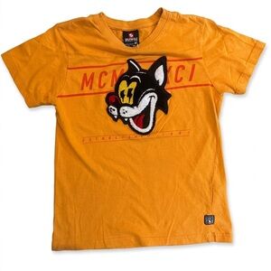 Vintage SOUTHPOLE- Y2K- Youth size Medium tee shirt w Black Cat 1991